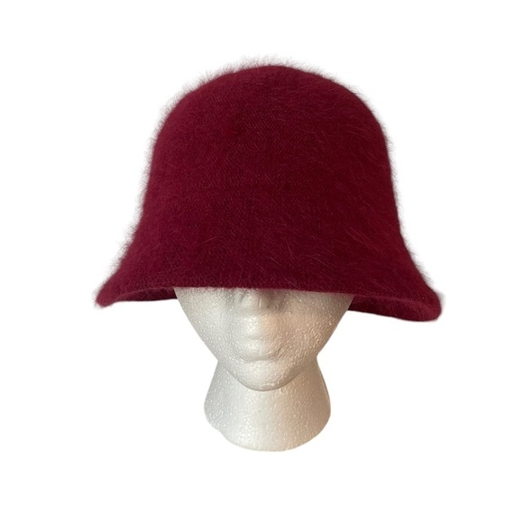 Nine West Bucket Hat Rabbit Angora & Wool Blend - Picture 1 of 7